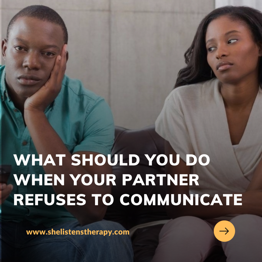 A person sitting alone trying to reach a partner who has turned away, representing communication breakdown in a relationship